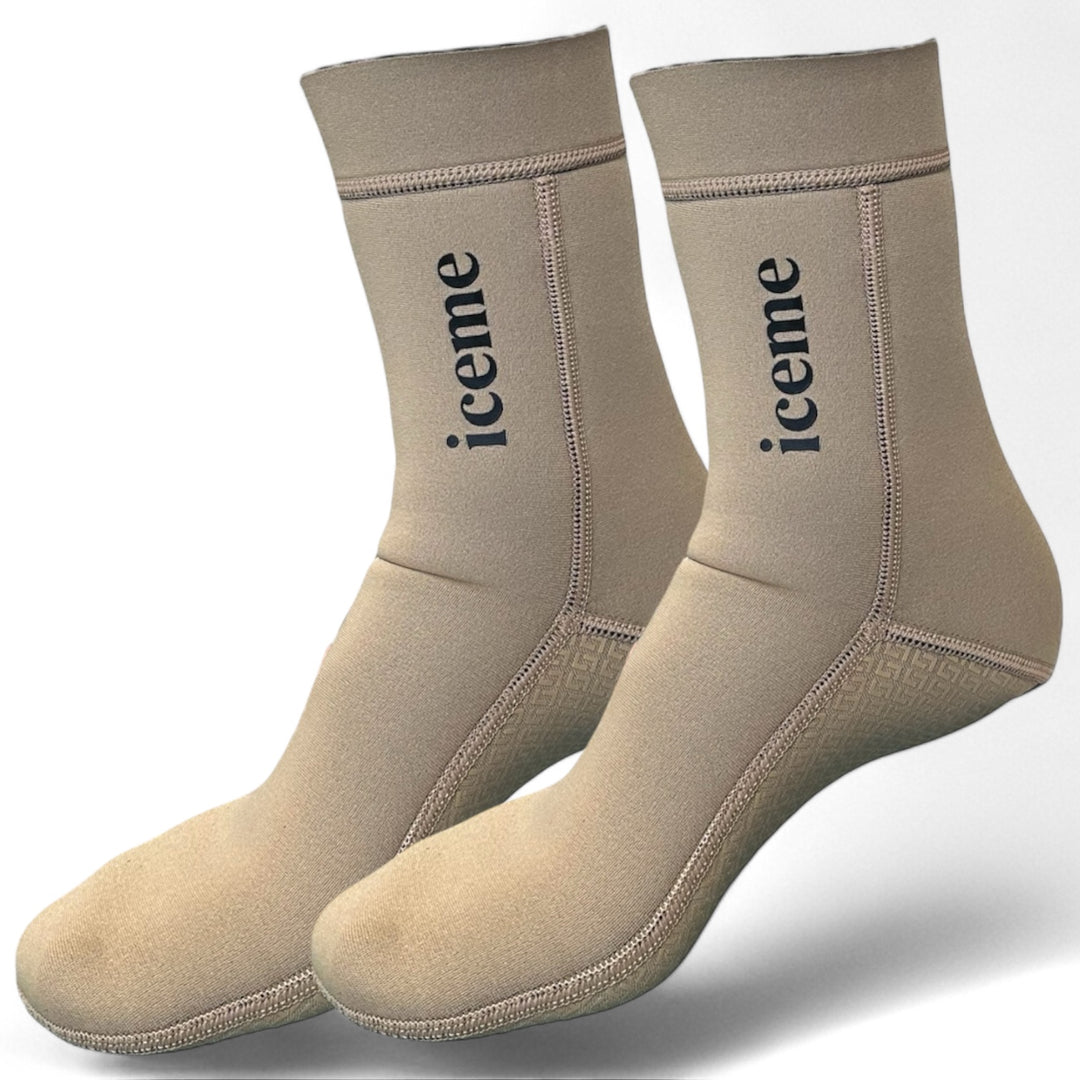 Iceme Neoprene Socks 5mm - Camel